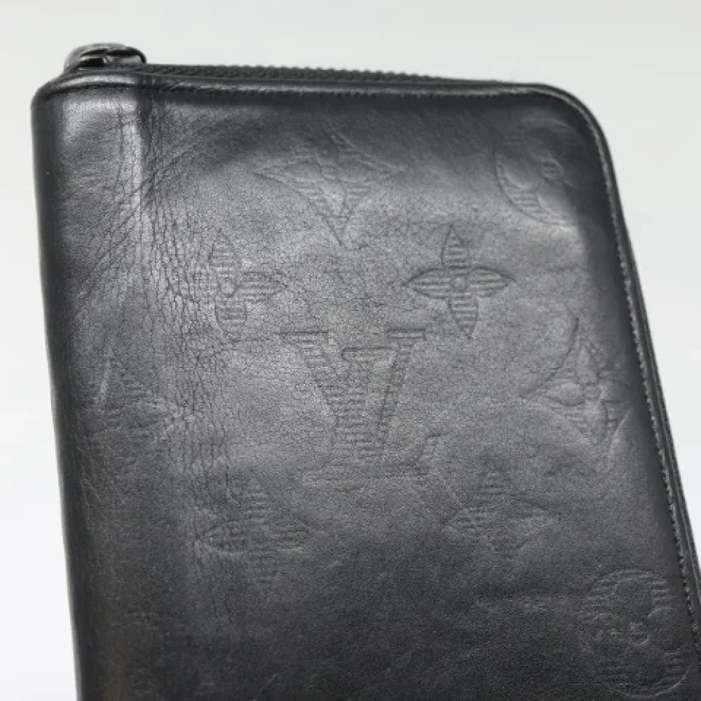 Louis Vuitton Vintage Pre-owned Leather wallets Black Dames