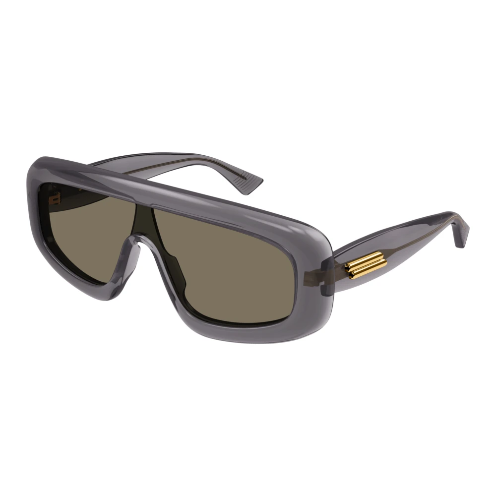 Bottega Veneta Unisex Grigio Shield Sunglasses