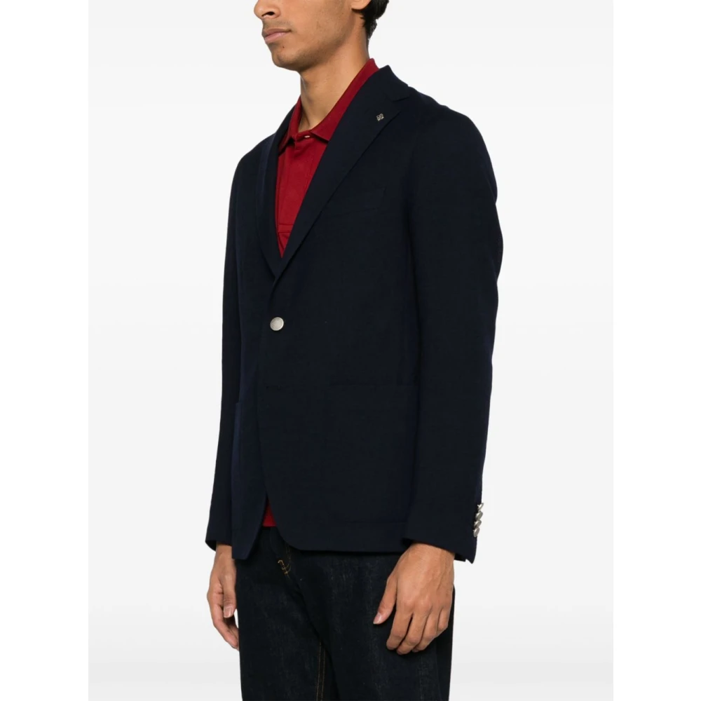 Tagliatore Jassen Blauw Blue Heren