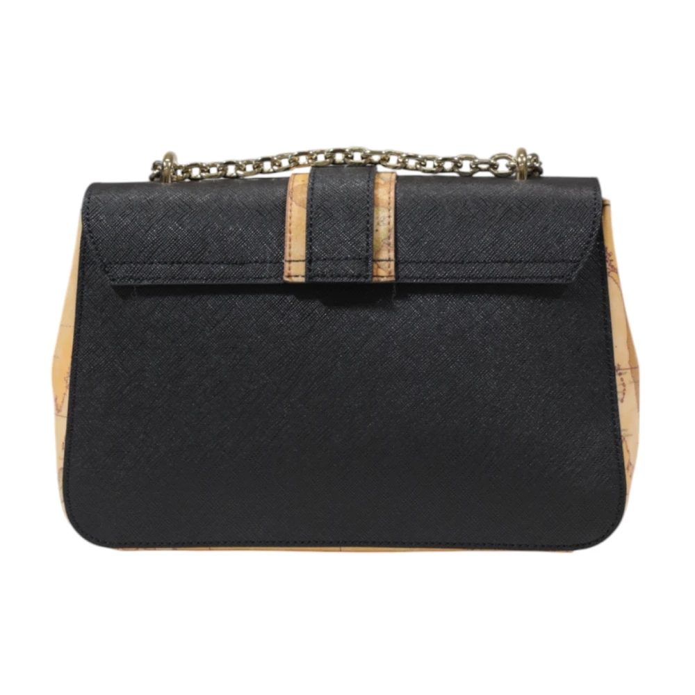 Alviero Martini 1a Classe Stijlvolle Middelgrote Tassen Collectie in PVC Black Dames
