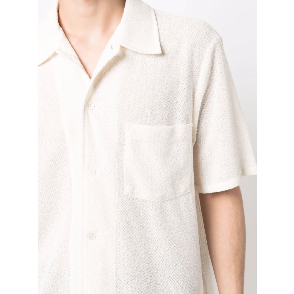 Our Legacy Witte korte mouw box shirt White Heren