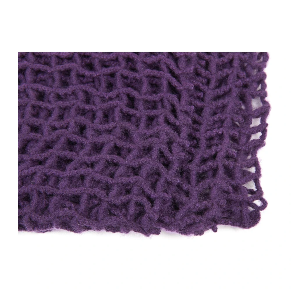 Bottega Veneta Luxe Cashmere Sjaal Purple Dames