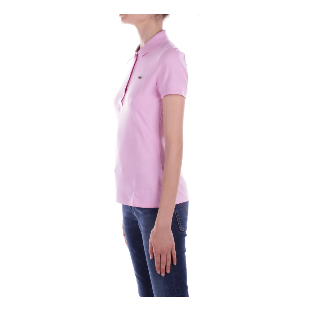 Lacoste Polo Shirts Pink Dames