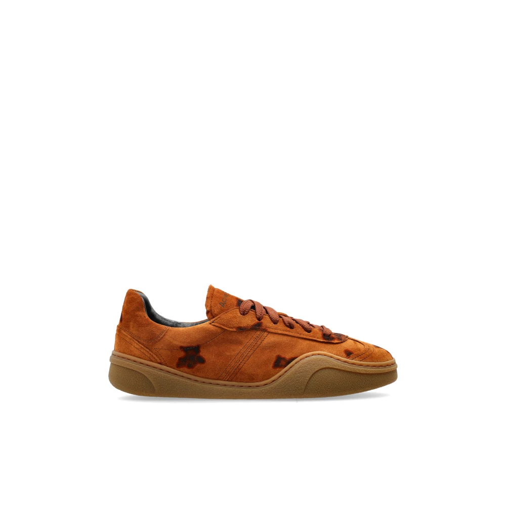 Acne Studios Bars Teddy Print Winter Dames Schoenen Bruin