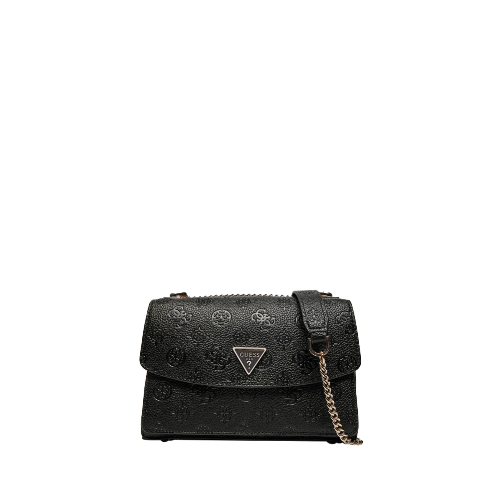 Guess Elegante Zwarte Schoudertas Black Dames