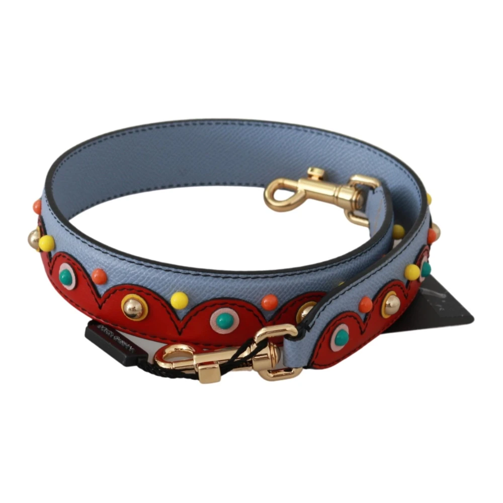 Dolce & Gabbana Women's Blue Leather Shoulder Strap For
