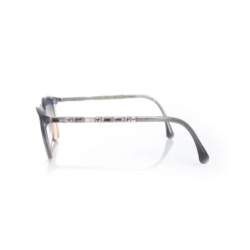 Chanel Vintage Pre-owned Plastic sunglasses Gray Dames