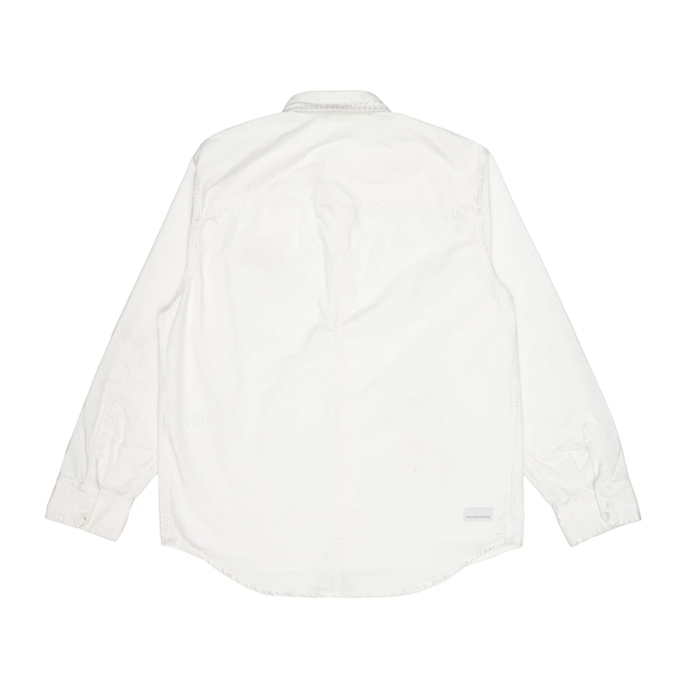 Nine In The Morning Japanse gabardine jas overhemd White Heren