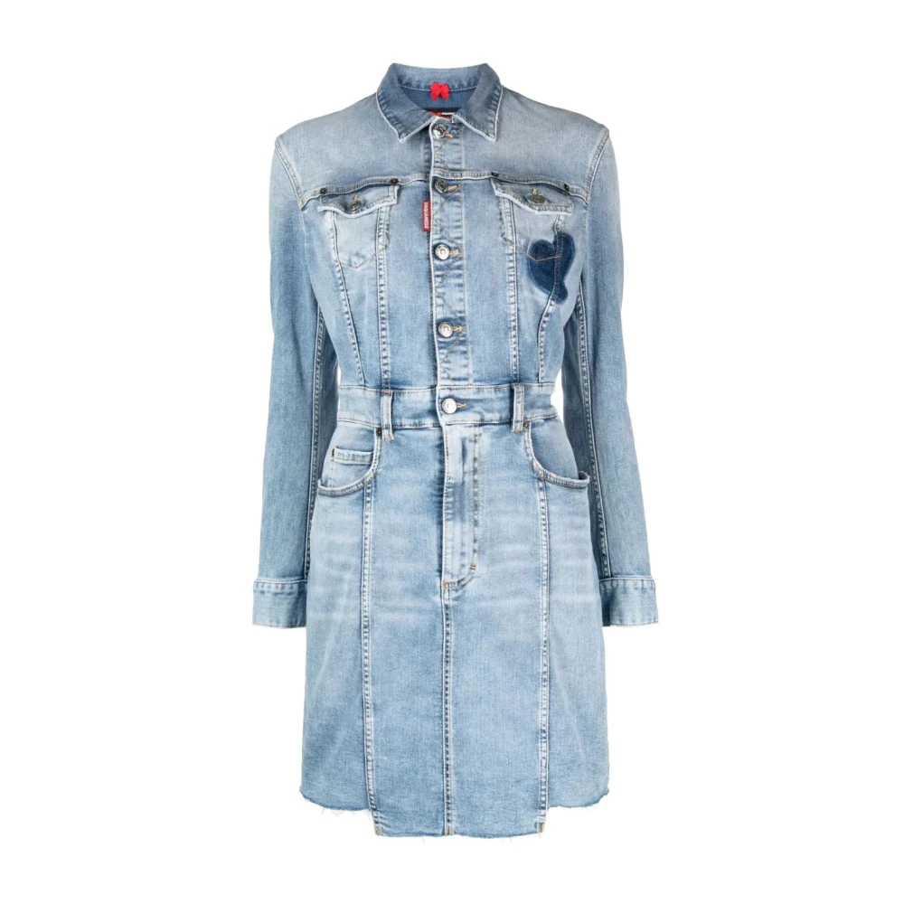 Dsquared2 Women's Blue Honey Twiggy Dress