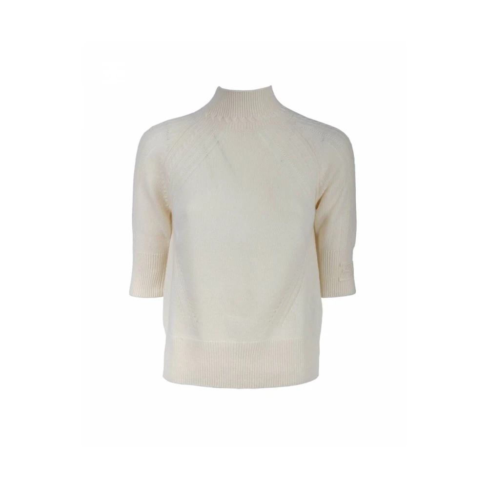 Ermanno Scervino Korte Mouw Top Beige Dames