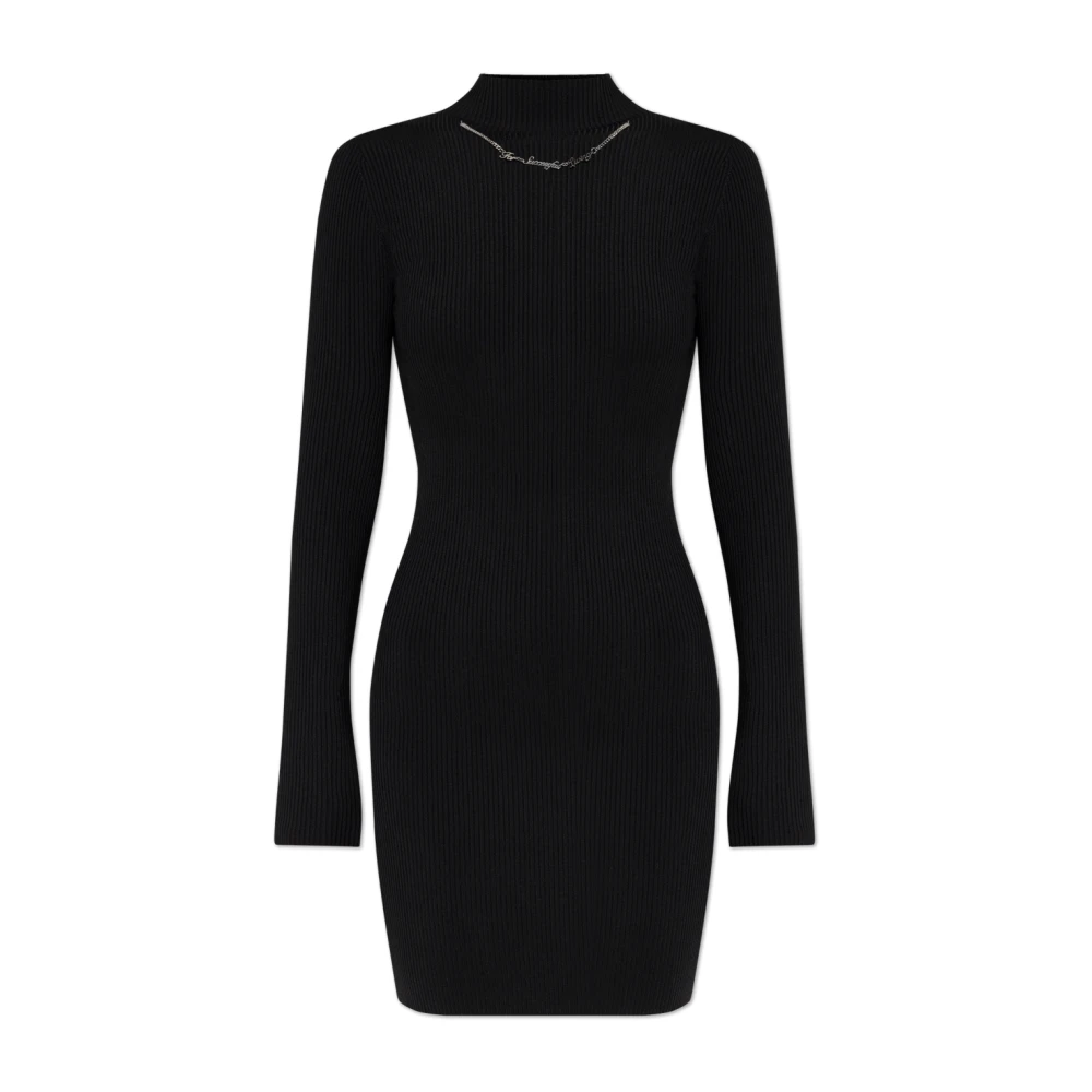 Diesel Jurk M-Ango-Ls Black Dames