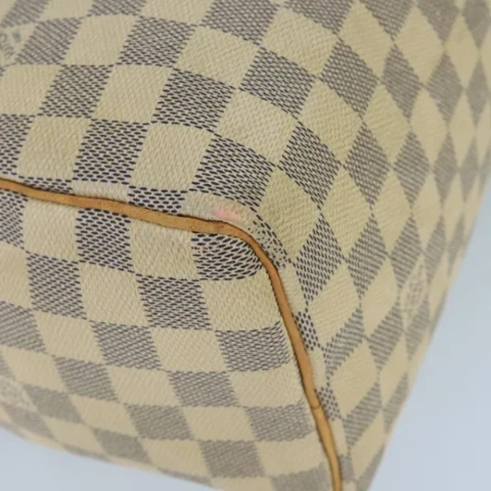 Louis Vuitton Vintage Pre-owned Canvas handbags White Dames