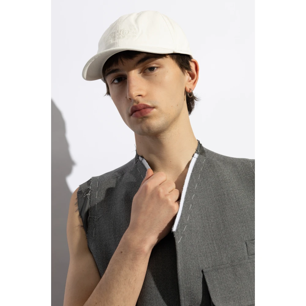 MM6 Maison Margiela Baseball cap White Heren