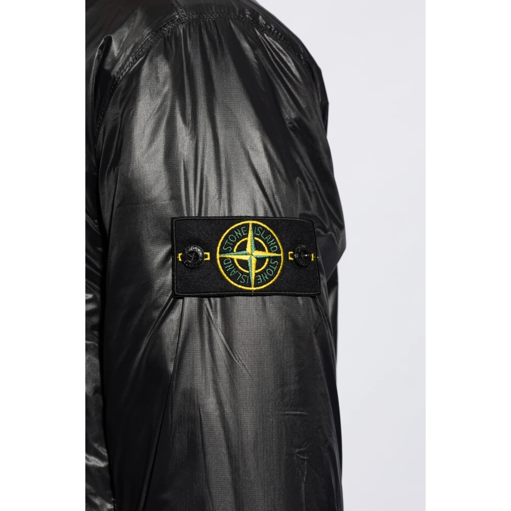 Stone Island Winddichte jas van Black Heren