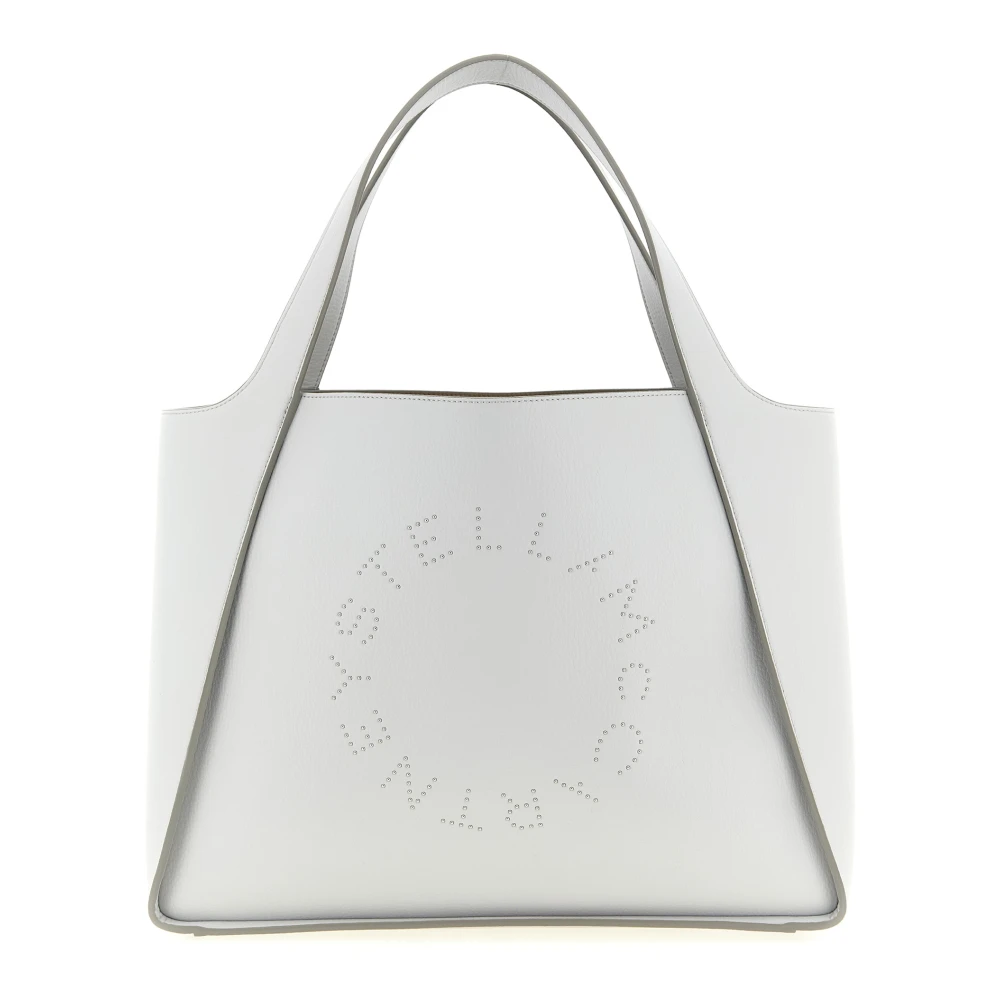 Stella Mccartney Vrouw Grijs Logo Tote Bag