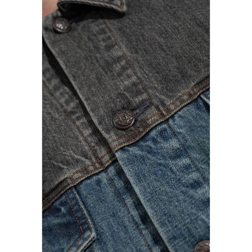 R13 Oversized Denim Jas Blue Dames