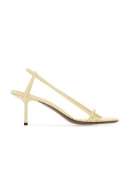 Sandali Merga in pelle crema