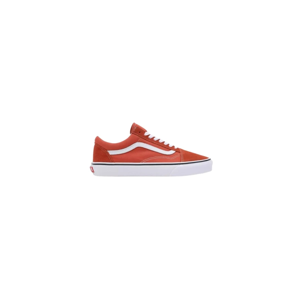 Vans Men's Red Shoes, Male,, Classic Trainers Old Skool Size 2 Uk