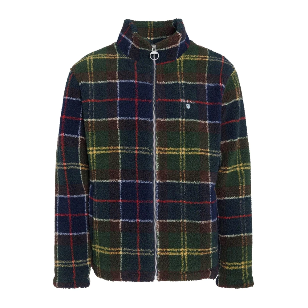 Barbour Sherpa Jas met Tartan Motief Multicolor Heren