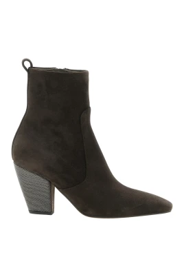 Mockasinstövlar i mocka med Precious Heel