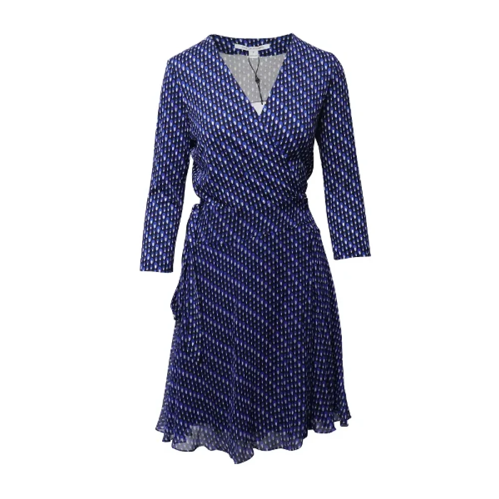 Diane Von Furstenberg Silk dresses Blue Dames