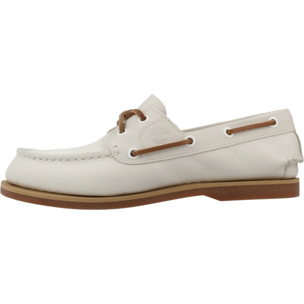 Joom Timberland Donna Mocassini In Pelle Slip-On Leggeri Mocassini Naturali A2q9xetd Cm - Immagine 4
