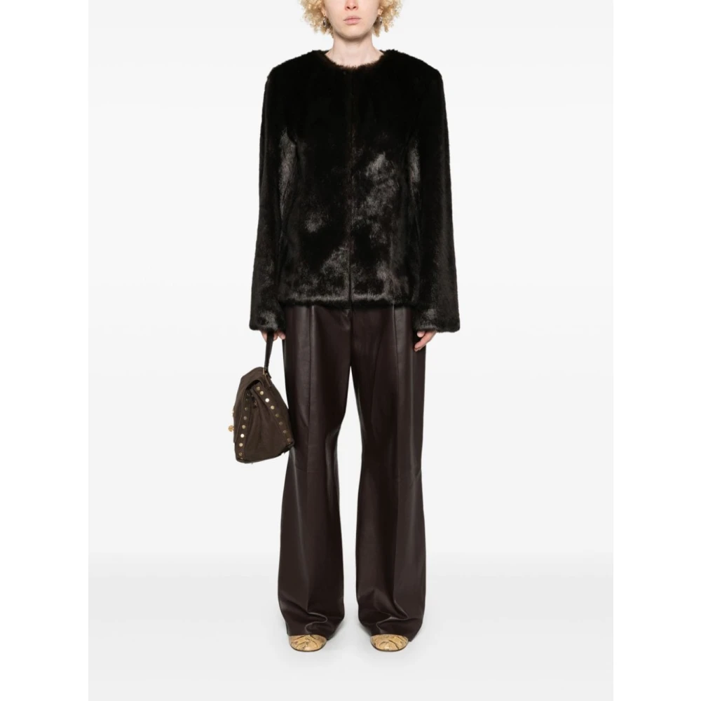 Loulou Studio Stijlvolle Jassen Collectie Black Dames