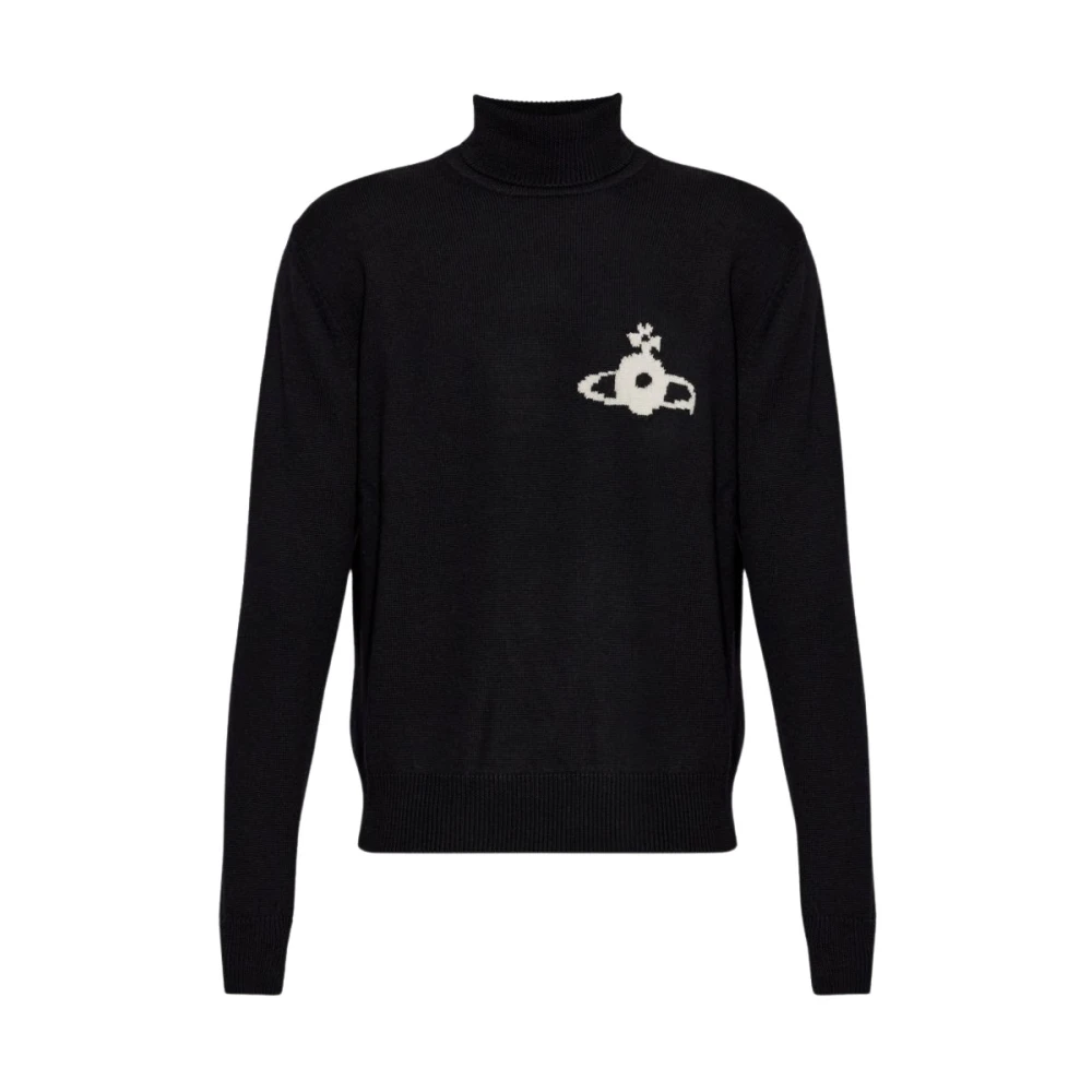 Vivienne Westwood , Turtlenecks, Male, Black, L, Jumpers
