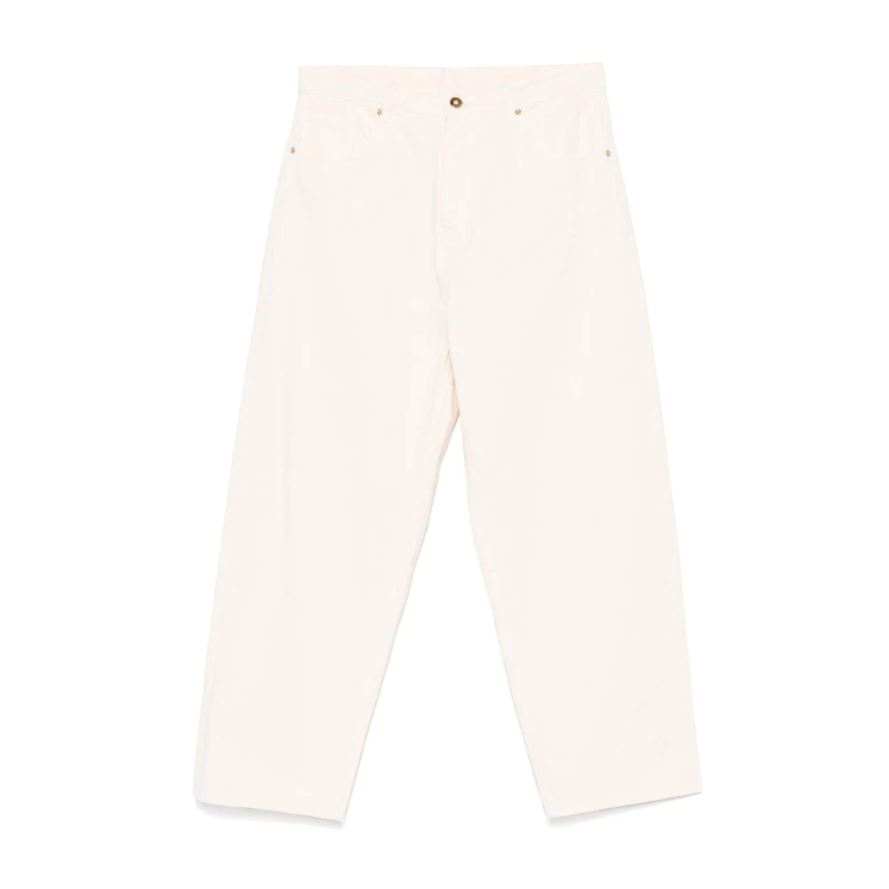 Drole de Monsieur Witte Jeans Stijlvol Modieus Trendy White Heren