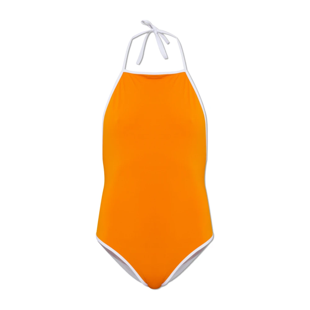 Mm6 Maison Margiela Donna Arancione Costumi Da Bagno, Xs, New,