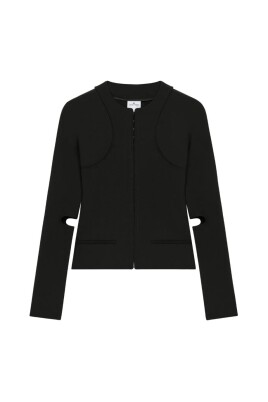 veste-ajustee-en-neoprene-noir