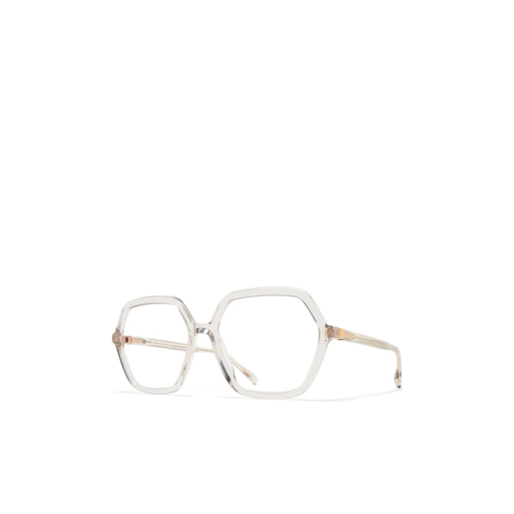 Mykita Blauwe Ronde Zonnebril White Unisex