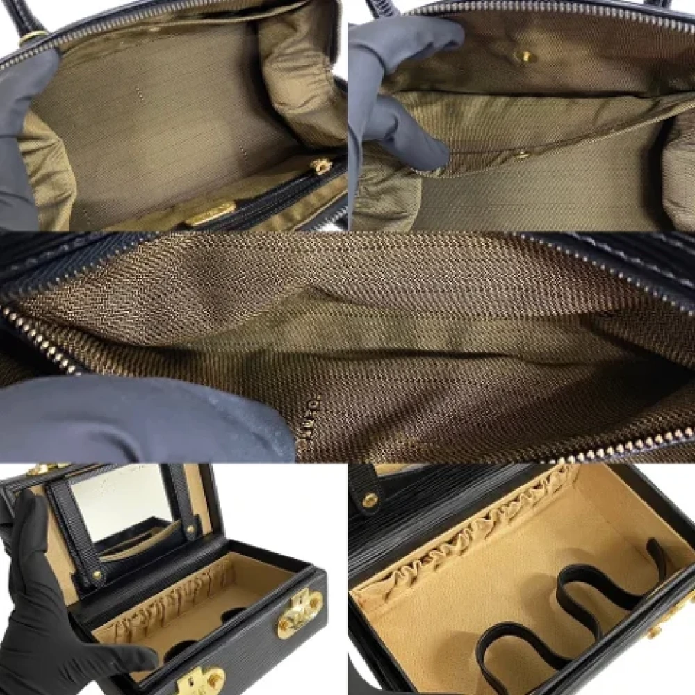 Fendi Vintage Pre-owned Leather handbags Black Dames