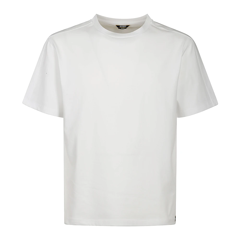 K-Way Men's White T-Shirts, M, Ice Cotton T-Shirt