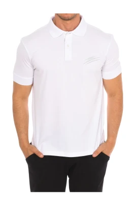 Polo med kort ärm och Claw Print