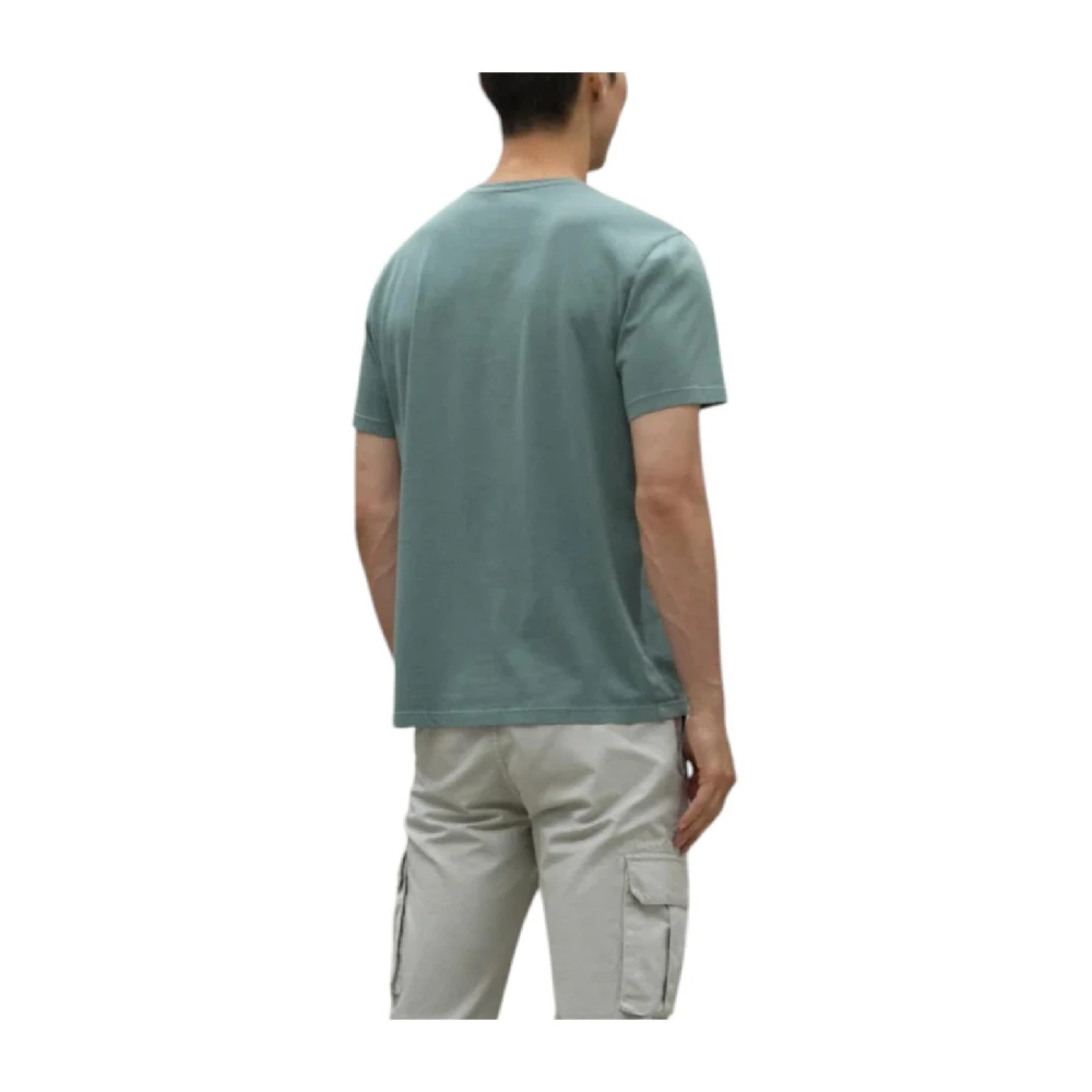 Ecoalf Basis T-shirt met korte mouwen Green Heren