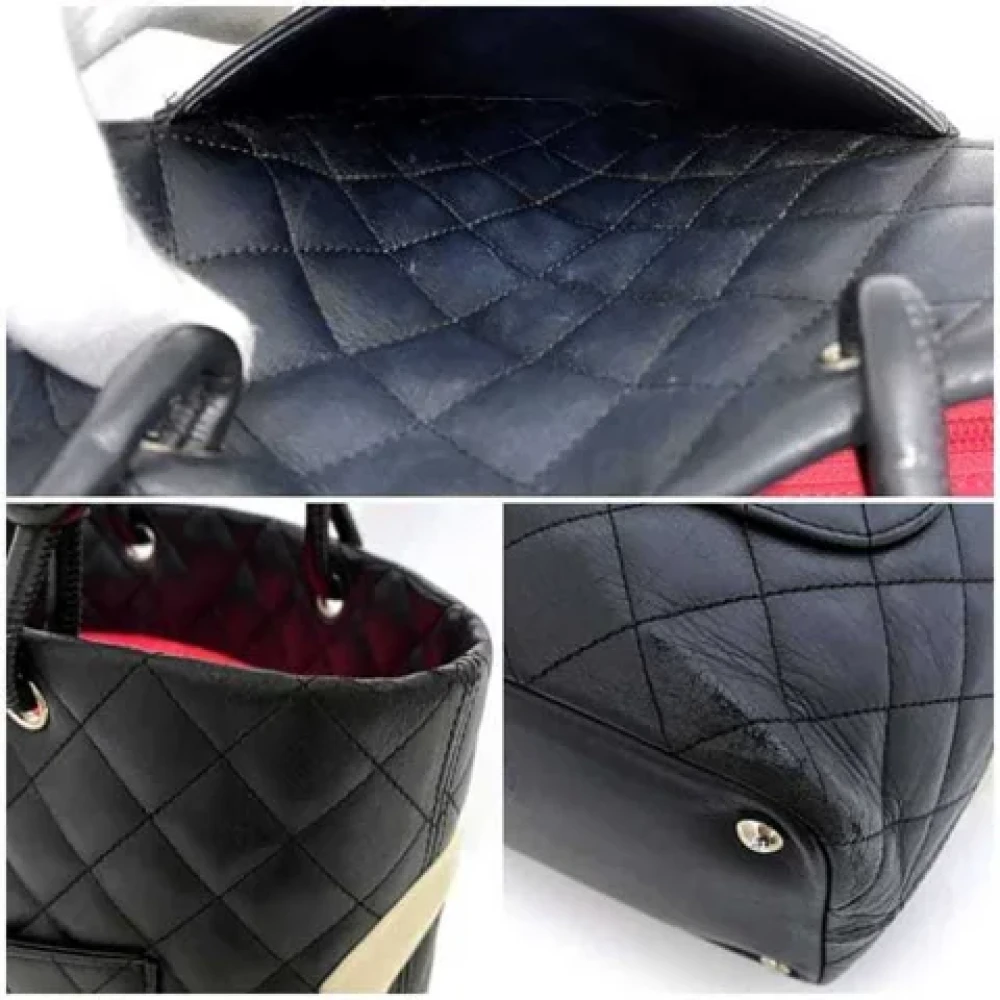 Chanel Vintage Pre-owned Fabric chanel-bags Black Dames