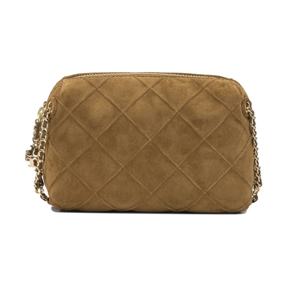 Tory Burch Women's Brown Fleming Soft Crossbody Bag