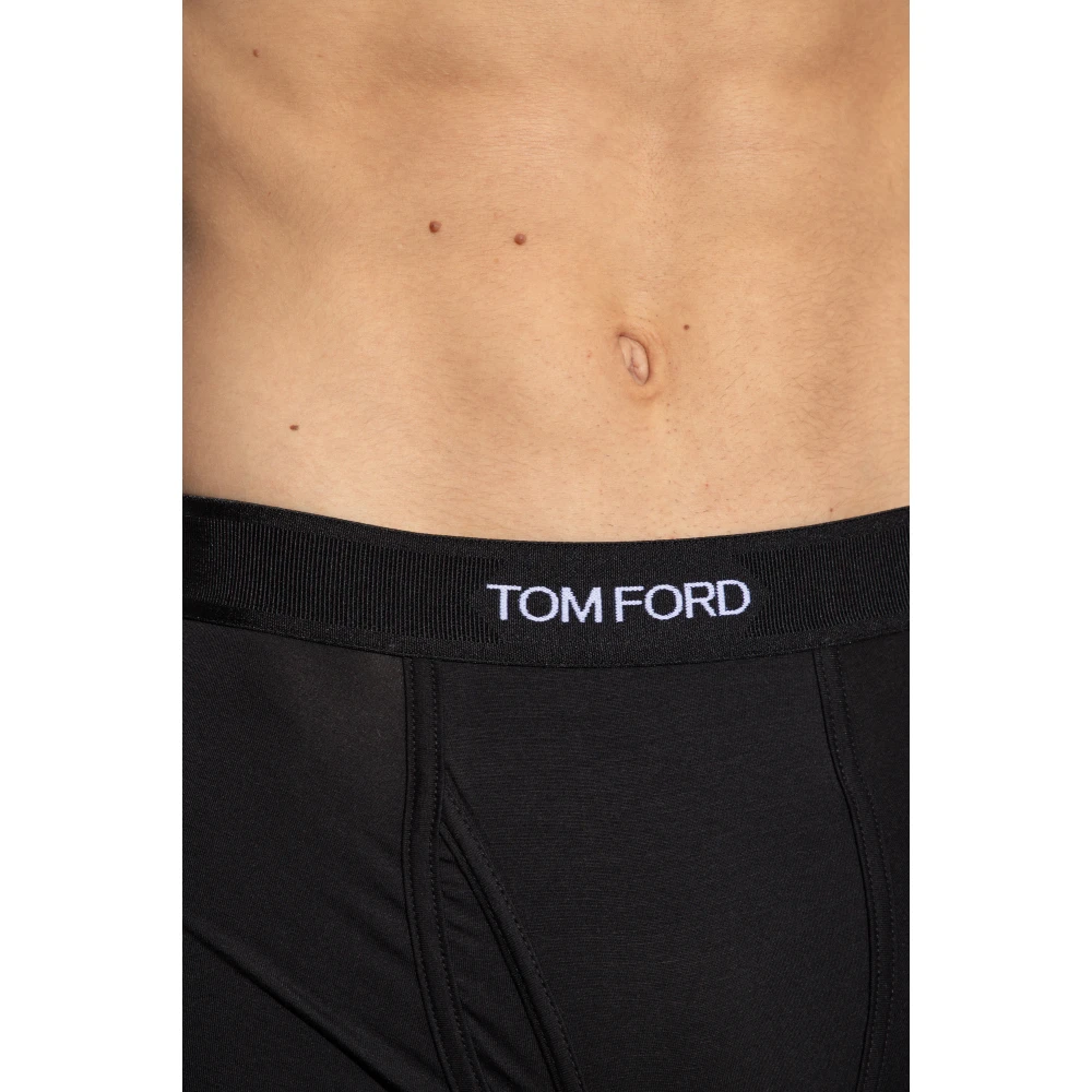 Tom Ford Boxershorts met logo Black Heren