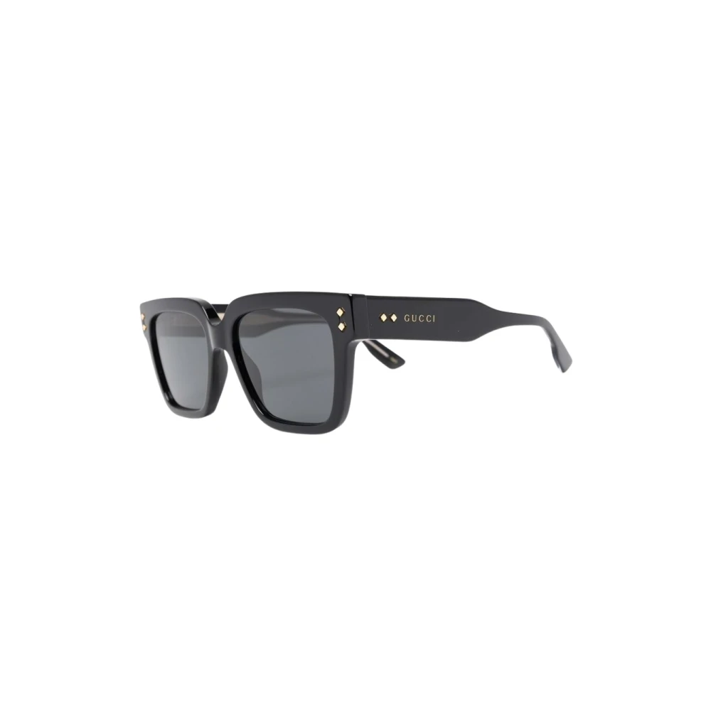 Gucci Men's Black Square Sunglasses - Sunglasses - 54 Mm - Accessories
