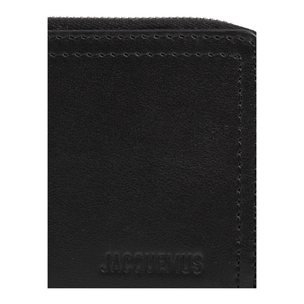 Jacquemus Kaarthouder met sleutelhanger Black Heren