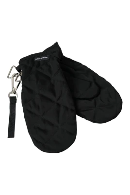 Quilted Nylon Wrist Length Mitten Gloves