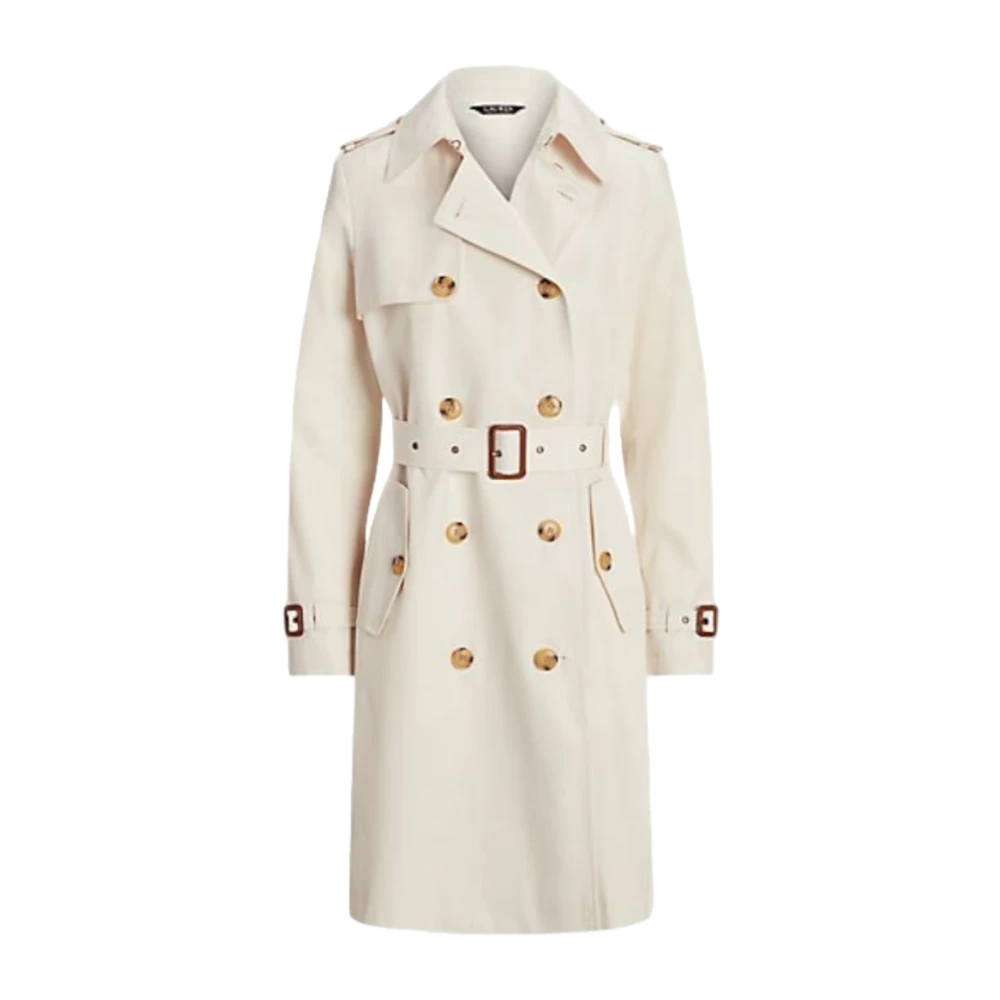Ralph Lauren Trench Coats White Dames