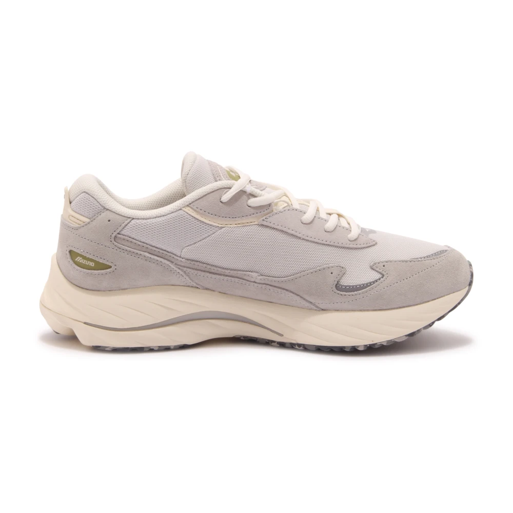 Mizuno Men's Gray Wave Rider Trainers - Sneakers - 8 Uk - Shoes