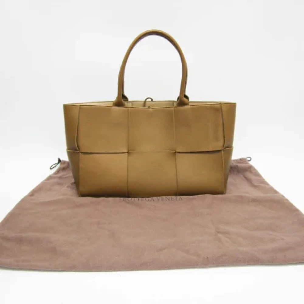 Bottega Veneta Vintage Pre-owned Leather totes Brown Dames