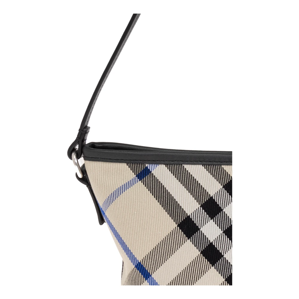 Burberry Check Mini schoudertas Beige Dames