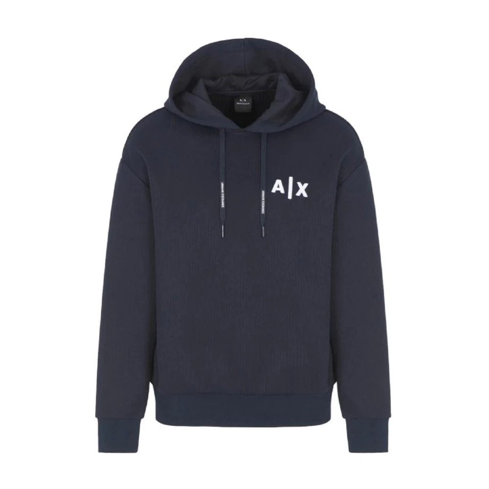 Armani Exchange Blå Crewneck Sweatshirt
