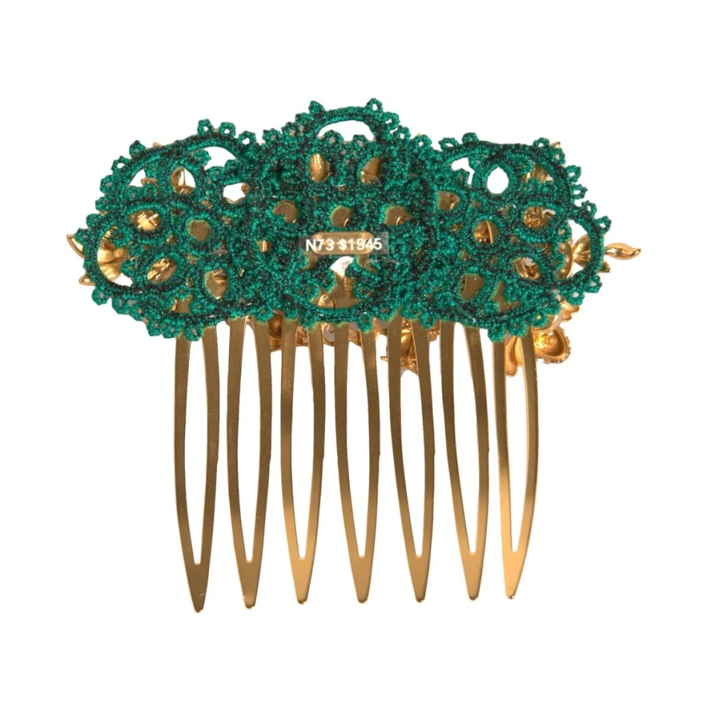 Dolce & Gabbana Kristallen Haarstokkam Multikleur Kristallen Multicolor Dames