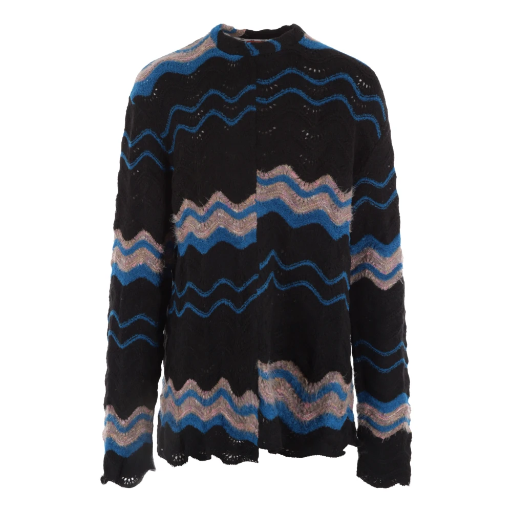 Vitelli Zwarte Broken Waves Trui Black Heren