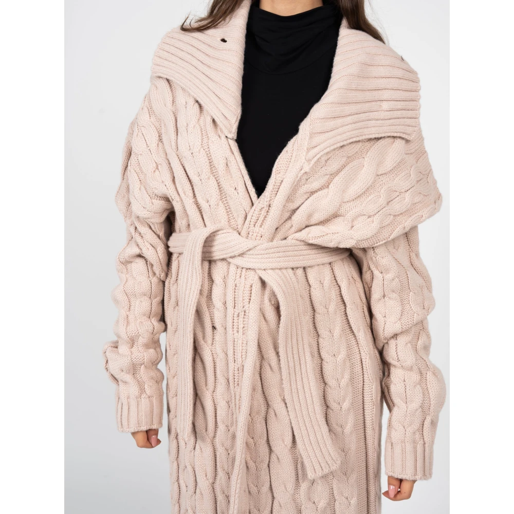 La Haine Inside Us Elegante Lange Vest Pink Dames